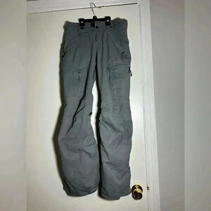 686 Pants Womens XS Gray Smarty Snowboard BOA Cargo Tech Snow Ski Outdoor Winter